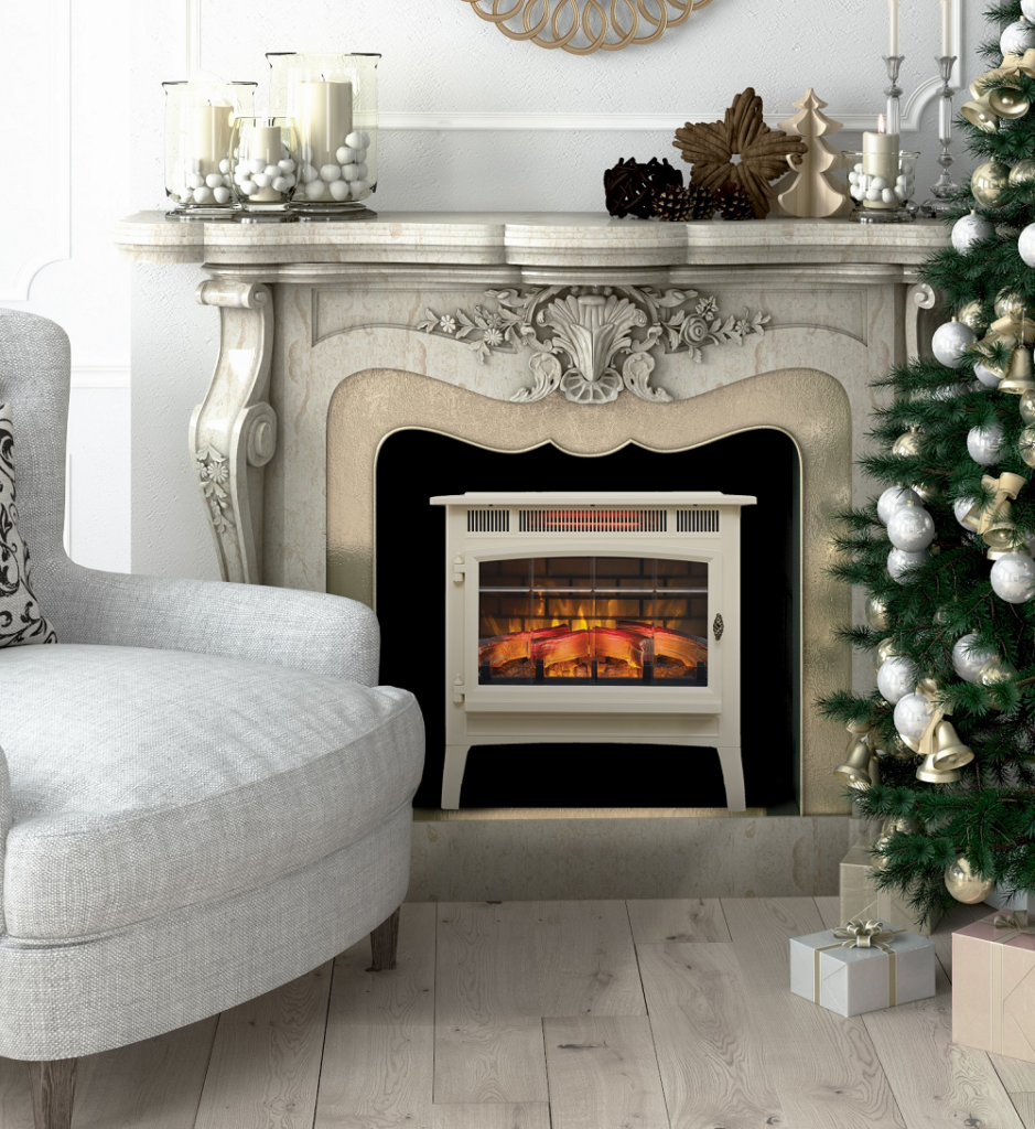 gift guide idea no 1 an electric fireplace stove